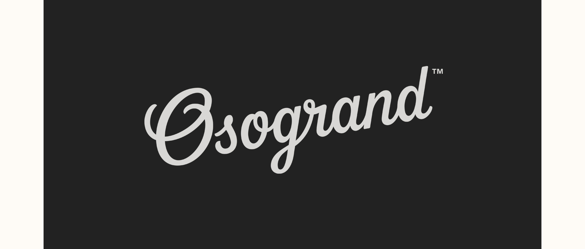 Claire Coullon // Osogrand Clothing Co. logo